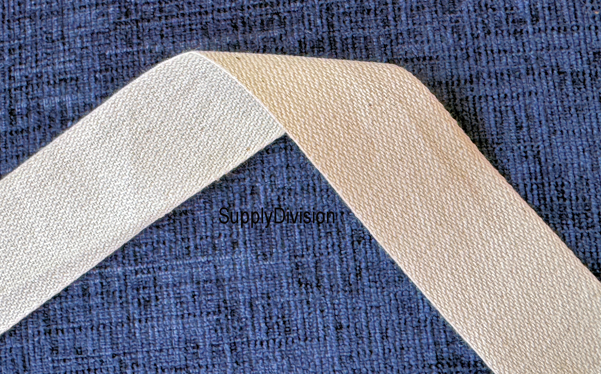 25mm Plain Weave Unbleached cotton tape 50m